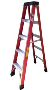 A type Fiberglass Ladder 2 sided step​